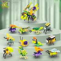 HUIQIBAO Bloques De Construcción 12 En 1 Modelo De Insecto Moc Fly Bee Ciudad Juguete De Puzzle Para Niños Edad Recomendada 14+ - details 8