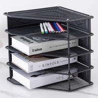 Organizador Metálico de 3 Cajones para Oficina – Revistero Profesional con Estructura Duradera, Ideal para Archivos, Documentos y Material de Trabajo. Archivador metálico de cajetin, Estantería de acero para documentos. 10564-12 - details 3