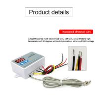Termostato Digital W3013 Con Termocoplante K Para Control De Temperatura Alta Potencia 2200W Longitud 1M Voltaje AC110V 220V Para Equipamiento De Chasis - details 2