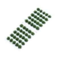 50Pcs/Box Falsas Hierbas Miniatura Simulación De Terrenos Multitudinaria Para Escena De Arena Y Modelos De Tablero - details 4