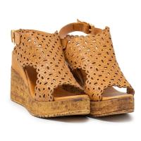 Sandalias plataforma mujer TOP3 SR24488 002 SANDALIACUÑA PIEL LASER CUERO 32664 24V - details 0