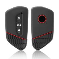 Funda De Llave De Coche En Silicona Para VW Golf 8 GTI ID 4 Seat Leon Cupra Formentor Skoda Octavia A8 Mk8 2020-2022 Accesorios Para Llaves De Auto - details 4