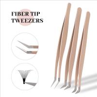 MJ 1 Pcs Pinzas Para Extensión De Pestañas De Acero Inoxidable Ajuste Preciso Para Pestañas 3D Herramienta De Suministros Para Extensión De Pestañas - details 1