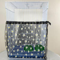 Cubierta Para Cages De Pájaros Resistente Al Polvo Red De Nylon Recogedor De Semillas Protector De Semillas Estelar / Color Sólido Nueva - details 2