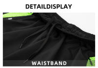 Shorts De Correr Para Hombre Con Bolsillos Cremallera Negros Deportivos Y Adecuados Para Gimnasio Talla Verdadera - details 9