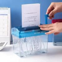 Trituradora De Papel Manual De Mano Mini Herramienta De Corte De Documentos Portátil Máquina De Corte De Tarjetas Y Papel Para Oficina - details 1