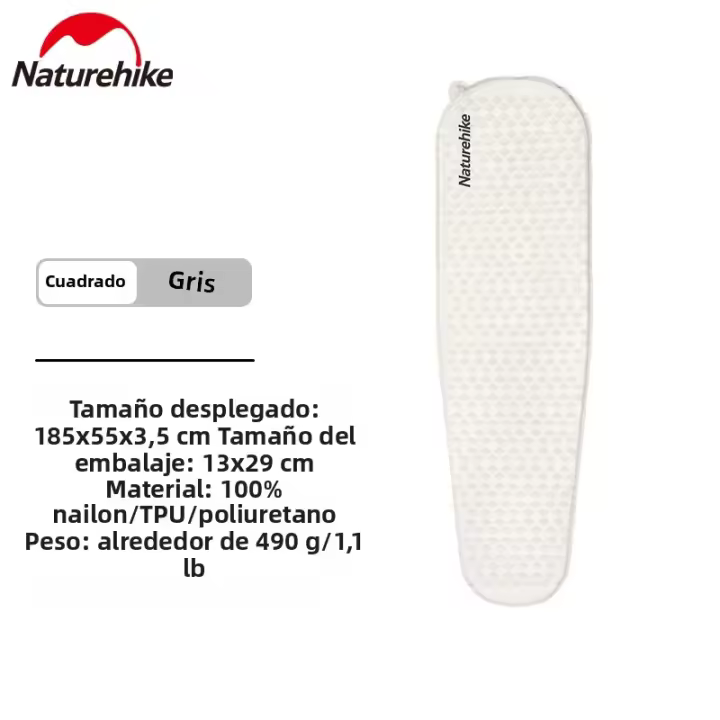 Naturehike Alfombra De Acampar Autoinflable Ultra-ligera Portátil Para Tienda De Campaña Almohadilla De Playa Viaje - 1