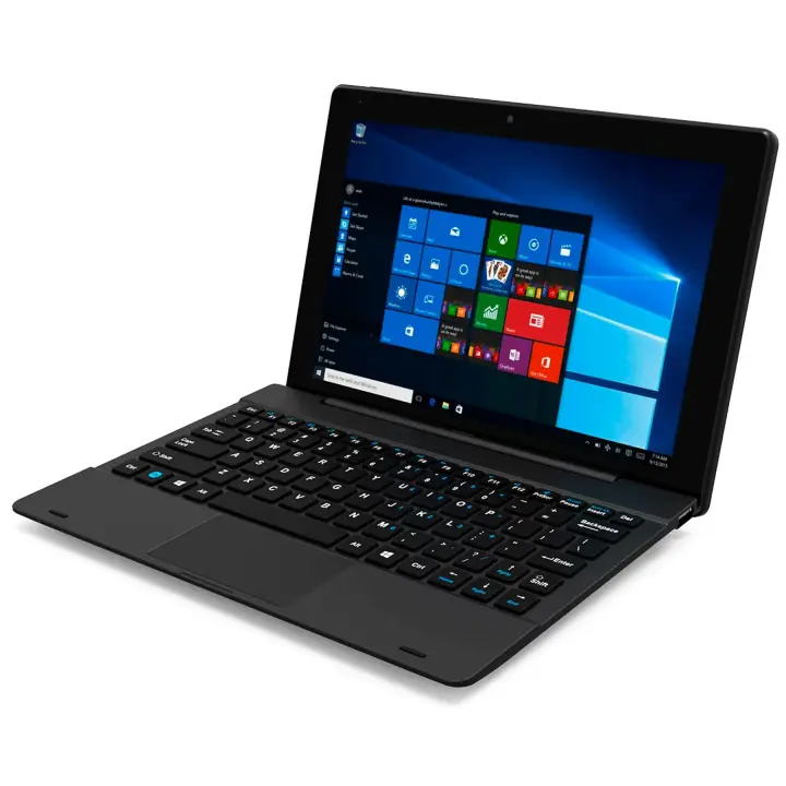 DENVER NBQ-10125ES Netbook & Tablet Black / 10.1" táctil HD+ / Intel Atom x5-Z8350 / 4GB DDR3 / 64GB eMMC / Windows - 1
