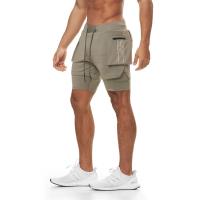 Shorts Deportivos Para Hombre 2 En 1 Running Bottoms De Playa Fitness Entrenamiento Verano Shorts De Correr - details 14