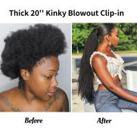 Extensiones De Cabello Humano Clip in Remy Textura Recta Pelo Brazileño 8 Piezas Pack Para Mujeres Negras Tejido Completo - details 4
