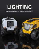 Modelo De Coche Todoterreno De Metal Diecast 1:24 Sherp Ruso Con Sonido Y Luz Coleccionable Para Hobby O Regalo Para Mayores De 14 Años - details 7