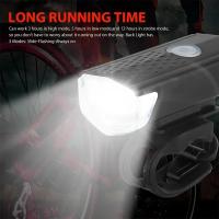 Luz De Bicicleta Recargable USB Conjunto De Farol Y Reflejante Para Ciclismo Seguro Nocturno Adecuado Para MTB Y Bicis De Carretera - details 9