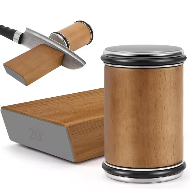 Afilador de cuchillos con ruedas para cuchillos de cocina - Afilador de cuchillos con ruedas - El kit de herramientas para afilar cuchillos ofrece piedra de afilar - Regalo de cumpleaños para mujeres y hombres - 1