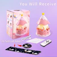 Proyector De Luz Nocturna Estelar 21 En 1 Con Bluetooth Y Timer Recargable Decoración De Pared Para Dormitorio Regalo De Cumpleaños Para Niños - details 5