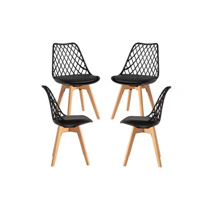 Pack 4 Sillas Mima - Negro - 1