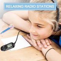 Walkman FM personal, mini radio portátil con sintonizador digital y auriculares, Pantalla LCD, radio de bolsillo para caminar y hacer jogging, control de Volumen Mejorado - details 0