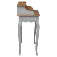 vidaXL Escritorio de madera maciza de caoba 80x40x92 cm - details 3
