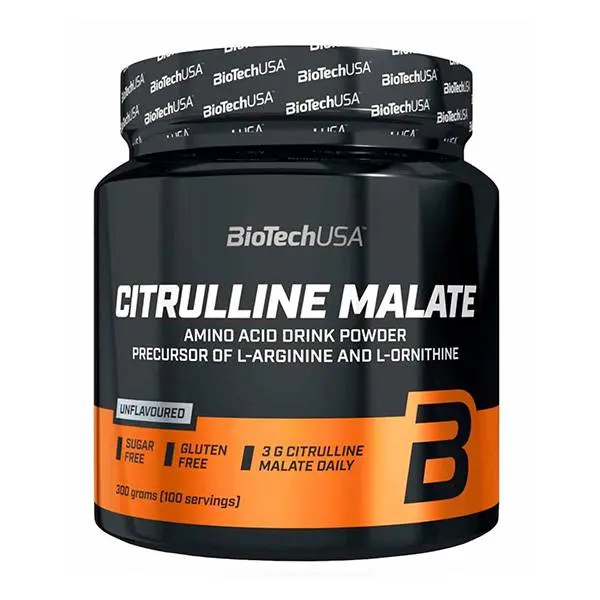 BioTech USA - BiotechUSA Citrulline Malate x 300 gr - Ideal para deportes de resistencia - 1
