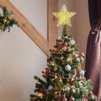 Estrella LED Para Árbol De Navidad Toppers Operada Por Batería Decoración De Fiesta En Sala Luz De Año Nuevo - details 9