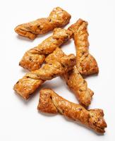 Lacito de hojaldre integral con sésamo y lino. Sin azúcares añadidos. Desayuno,merienda,snack saludable. Picoteo delicioso. Granel 1.5 kg. El horno de Don Ramon. - details 1