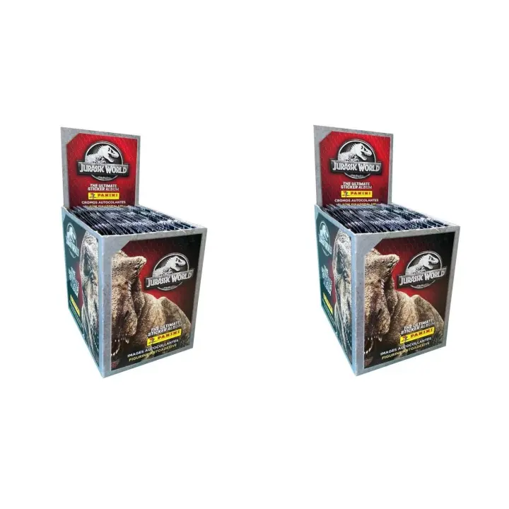 2 X Caja Panini Jurassic World Caja 50 Sobres Parque Jurasico Cromos - 1
