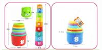 Juguete Educativo Para Bebés 9PCS Copas Arcoíris De Pila Con Formas Y Letras Mini Oso Juego De Pila Para Niños Y Niñas De 1 a 6 Años - details 6