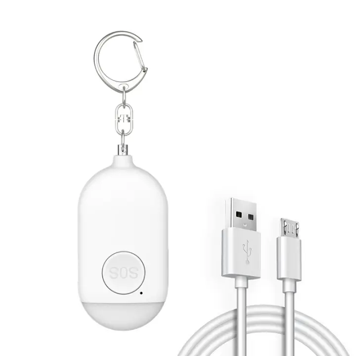 Alarma personal, recargable, Con recordatory de Barería Baja, Alarma de Autodefensa con Iluminación LED, Alarma scurbad - 1