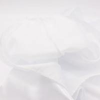 Mantel De Seda Brillante Blanco round Resistente a Arrugas Para Bodas Y Fiestas Decoración De Mesa Sólida De Satén Multi Tamaños - details 14
