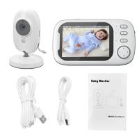 Monitor De Bebé Inalámbrico De 3.5 Pulgadas Con Visión Nocturna Y Monitoreo De Temperatura Cámara De Seguridad 2-Way Audio Para Niñera - details 1