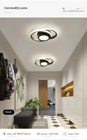 Luz De Techo LED Moderna Para Sala De Estar Pasillo Corredor Balcón Foyer Decoración Interior Del Hogar Sensor De Movimiento Incluido - details 2