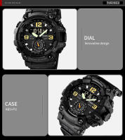 Reloj Deportivo Skmei Multifuncional Cronógrafo Digital Hombre Movimiento Dual Resistente Al Agua Con Alarma Y Calendario Pantalla LED - details 9