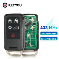 Llave De Control Remoto KEYYOU Para Volvo S60 S60L S80 XC60 XC70 V40 V60 ID46 PCF7953 433MHz KR55WK49264 No Requiere Llaveless - details 0