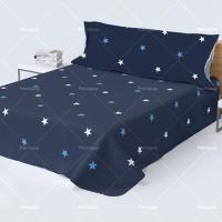 La sábana estampada de tres piezas es adecuada para todas las estaciones, con tela suave, agradable para la piel y no irritante. - details 5