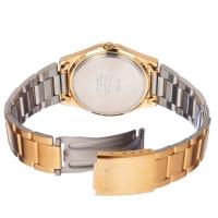 Casio Dress Ltp-1130n-9brdf Reloj De Pulsera Analógico Para Mujer. Color Dorado. Esfera Dorada. Números Negros. - details 0