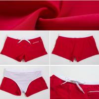 Shorts De Natación Para Hombre Con Cordón Y Encaje Transpirable Cintura Elástica Secado Rápido Para Playa Y Piscina Estilo De Verano - details 4