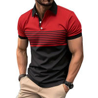 Camisa Polo Para Hombre Estilo Casual Edición Regular Cuello En Botones Manga Corta Transpirable Verano Top De Negocios - details 2
