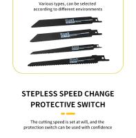 Sábanas Reciprocantes Eléctricas Sin Cable Dewalt 20V Brushless 2800RPM Herramienta Multifuncional Para Corte De Metal Madera Tubo - details 7