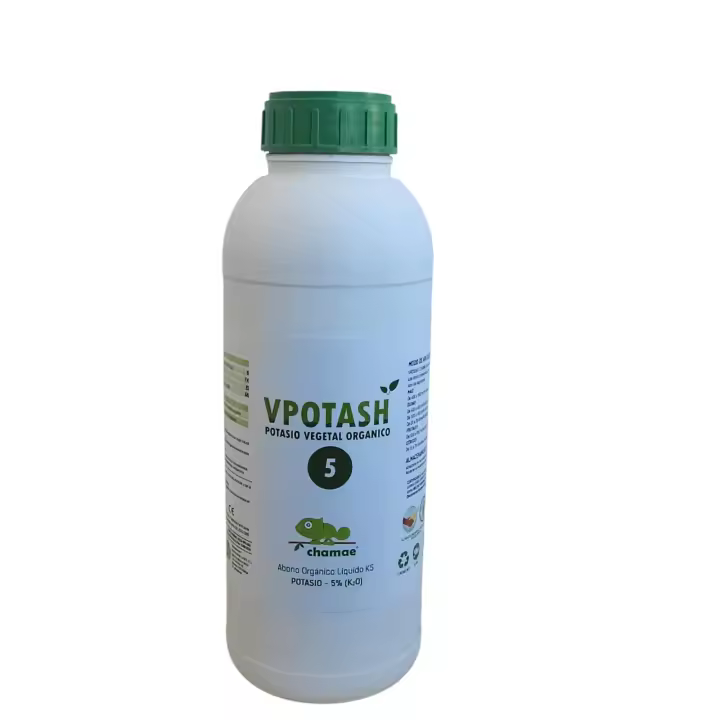 CHAMAE  VPotash 5. Fertilizante uso profesional. Potasio verde, de origen 100% vegetal. Enriquece el suelo. Efecto inmediato gracias a su elevada biodisponibilidad. Calibres grandes y uniformes. Aplicación al suelo y foliar. - 1