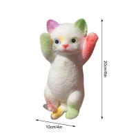 Juguete De Mano De Gato Grande En Silicona Suave Para Alivio Del Estrés Regalo Para Niños Y Adultos Figura De Gato Mochi - details 12