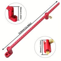 Regla De Dibujo Ajustable Compás De Aluminio Hallazgo De Centro Herramienta De Carpintería Fija Punto Marca Línea Calibradora - details 13