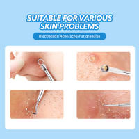 IMAGIC Set De 4 Piezas De Agujas De Acero Inoxidable Para Eliminación De Quistes Y Puntos Negros Limpieza De Poros Herramienta De Cuidado De La Piel Para El Rostro - details 5