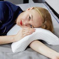 Almohada Ortopédica En Forma De U De Memoria Para El Sueño Almohada Para Mano Hueca Para Dormir De Lado Viajes 100% Algodón - details 3