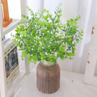 Planta Artificial De Eucalipto 70cm Hojas Verdes Ramas Largas Para Decoración De Hogar Jardín Bodas Flores Bouquet Centro De Mesa - details 3