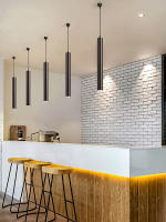 Lámpara Colgante LED Moderna Para Sala De Estar Cocina Comedor Lámpara De Techo Lujo Tubo Largo 160-300mm Instalación Por Cuerda - details 14