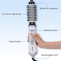 Cepillo De Pelo Eléctrico Automático 220V Rizador Y Secador De Pelo Con Flujo De Aire Cepillo Caliente Para Estilo Y Volumen - details 2