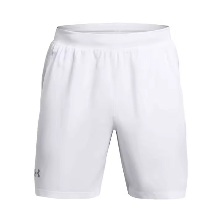 Pantalon Corto Under Armour Launch 7 para hombre en color blanco - 1