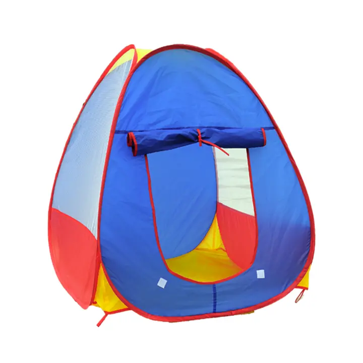 Carpa Para Niños Juegos De Interior Juguetes De Camping Portátil Castillo Casa De Muñecas Para Niños Hombres Edad Recomendada 0-3 Años Material Tela Plegable - 1