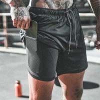 Shorts De Rendimiento Y2K Para Hombre Con Estampado De Araña 2 En 1 Deportivos Compresión Para Gimnasio Y Running Shorts Casuales De Mesh - details 7