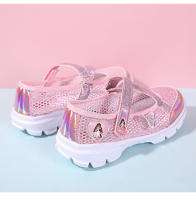 Sandalias De Playa Para Niñas Verano Antideslizantes Transpirables Talla 26-36 Con Diseño De Flores Zapatos Planos Casuales De Suela EVA - details 14