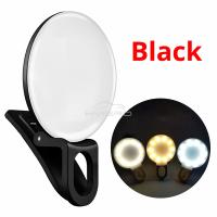 Mini Clip Luz Nocturna Para Móvil Luz Blanca Cálida Linterna De Lectura Nocturna Lente De Cámara Triple Artificio De Autoefilado Belleza - details 14
